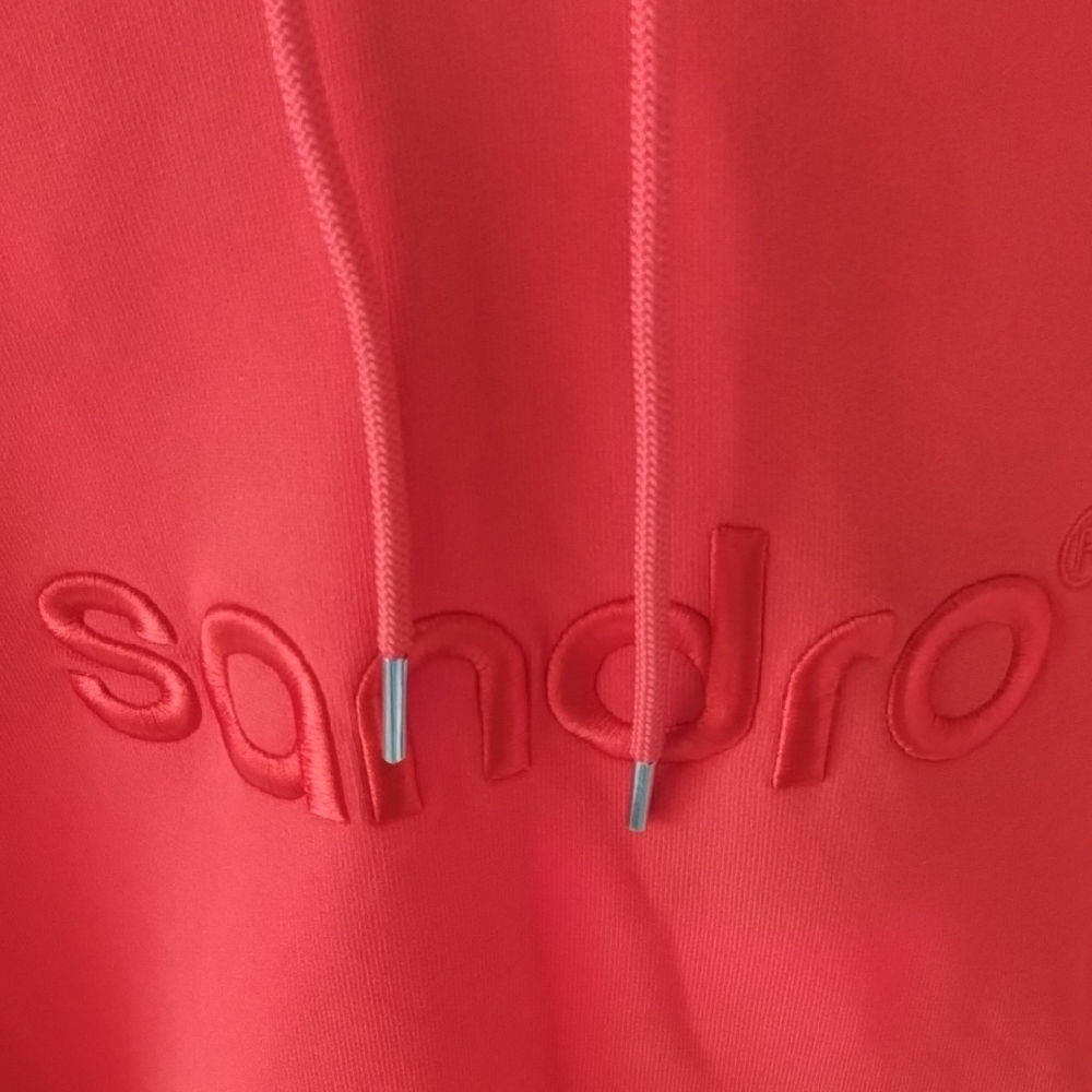 Sandro Bold Orange Hoodie - Picture 8 of 16